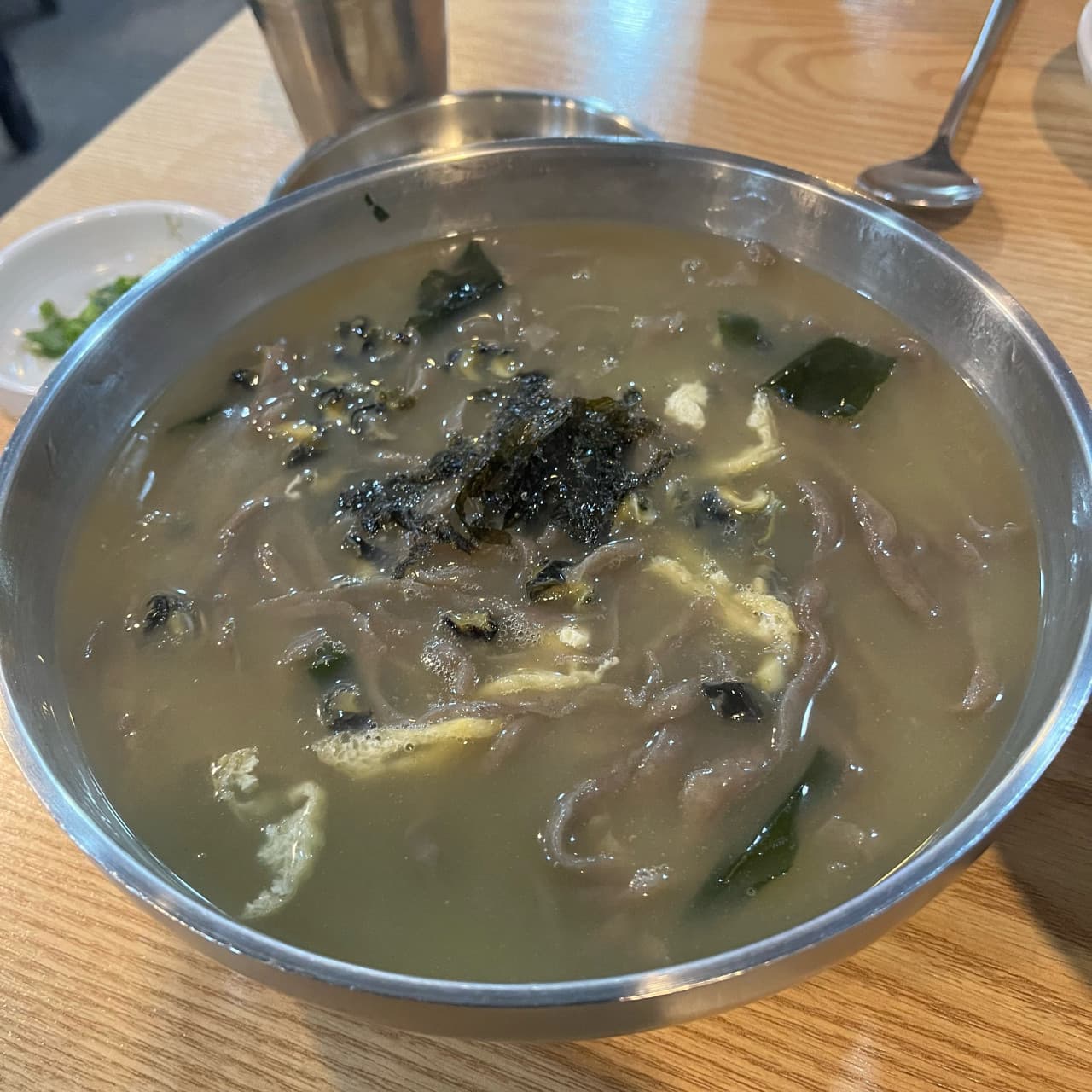 중문수두리보말칼국수