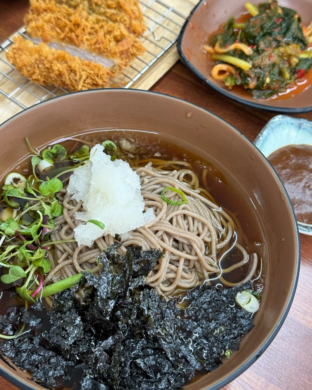 온정메밀 흑돼지돈까스